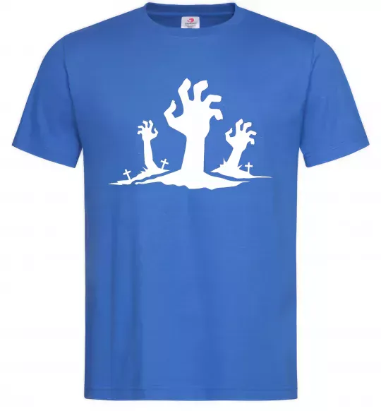 Чоловіча футболка Horrible hands Яскраво-синій фото