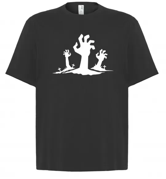 Футболка Оверсайз Horrible hands Черный фото