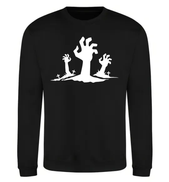 Свитшот Horrible hands Черный фото