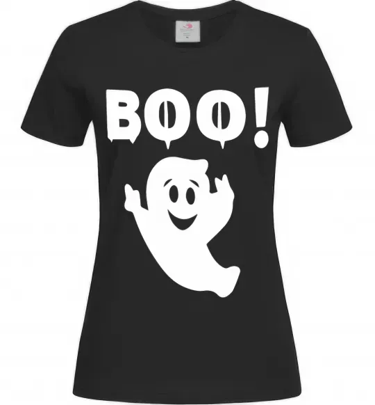 Жіноча футболка boo Чорний фото