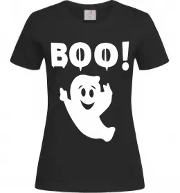 Женская футболка boo Черный фото