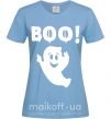 Женская футболка boo Голубой фото