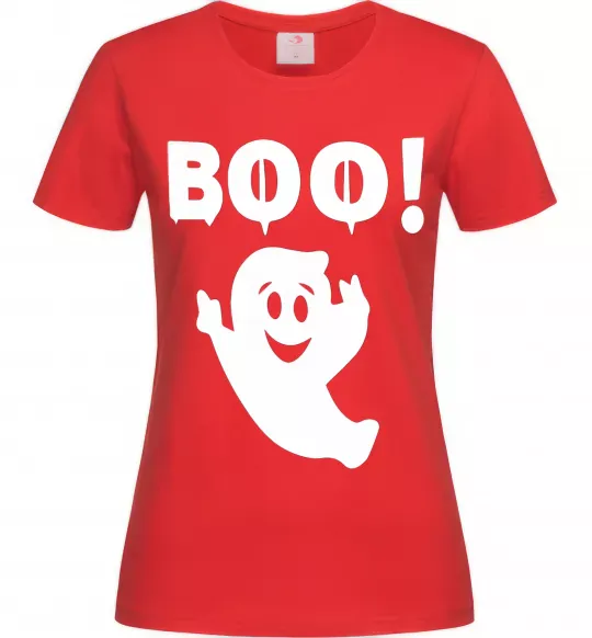 Жіноча футболка boo Червоний фото
