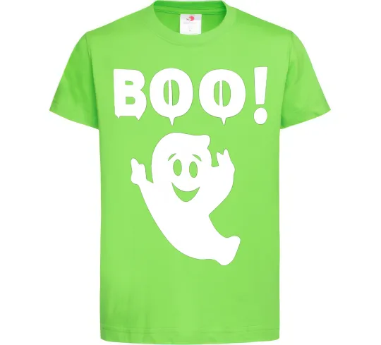 Детская футболка boo Лаймовый фото