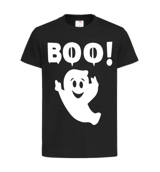 Детская футболка boo Черный фото