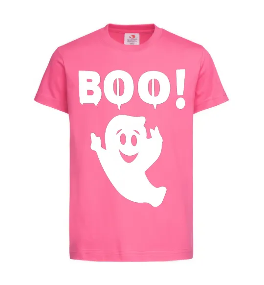 Детская футболка boo Ярко-розовый фото