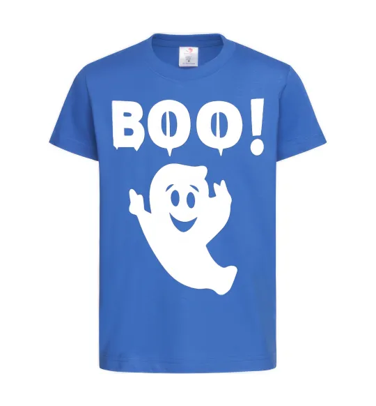Детская футболка boo Ярко-синий фото