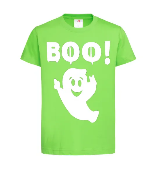 Детская футболка boo Лаймовый фото