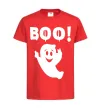 Детская футболка boo Красный фото