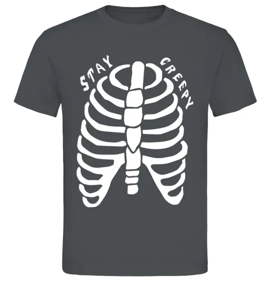 Мужская футболка stay creepy Графит фото