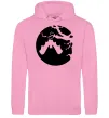 Мужская толстовка (худи) Кажан Розовый фото