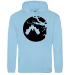 Мужская толстовка (худи) Кажан Голубой фото