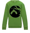 Детский Свитшот Кажан Лаймовый фото
