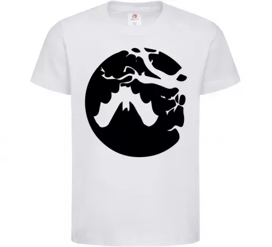 Детская футболка Кажан Белый фото