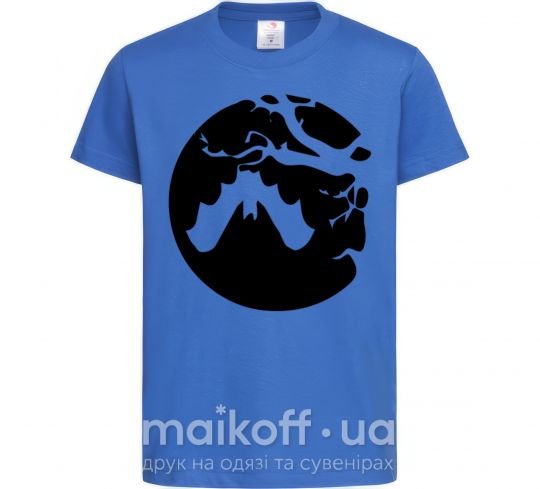 Детская футболка Летучая мышь Ярко-синий фото