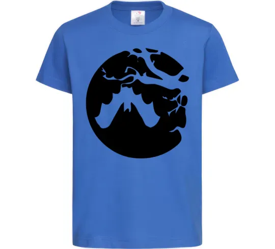 Детская футболка Кажан Ярко-синий фото