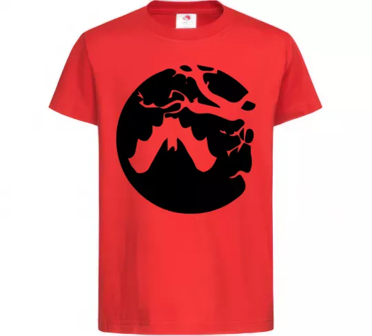 Детская футболка Кажан Красный фото