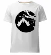 Чоловіча преміум футболка Кажан Білий фото