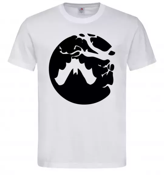 Чоловіча футболка Кажан Білий фото