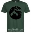Мужская футболка Летучая мышь Темно-зеленый фото