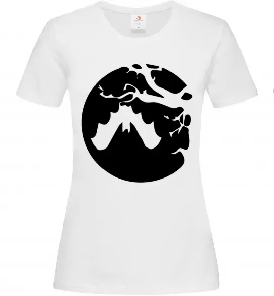 Женская футболка Кажан Белый фото