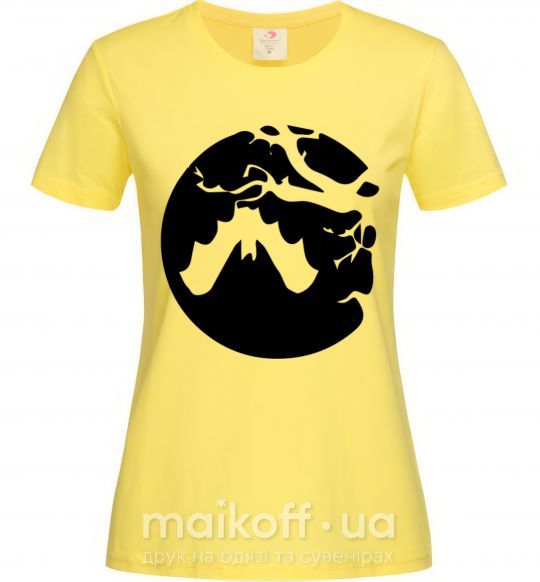Женская футболка Летучая мышь Лимонный фото
