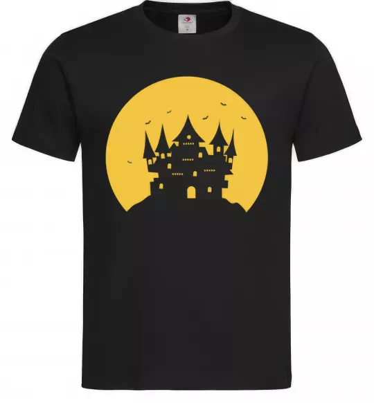 Мужская футболка Луна Черный фото