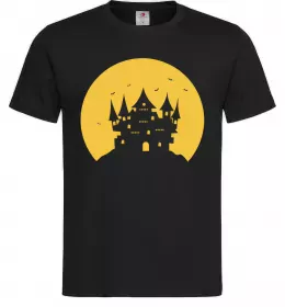 Мужская футболка Луна Черный фото