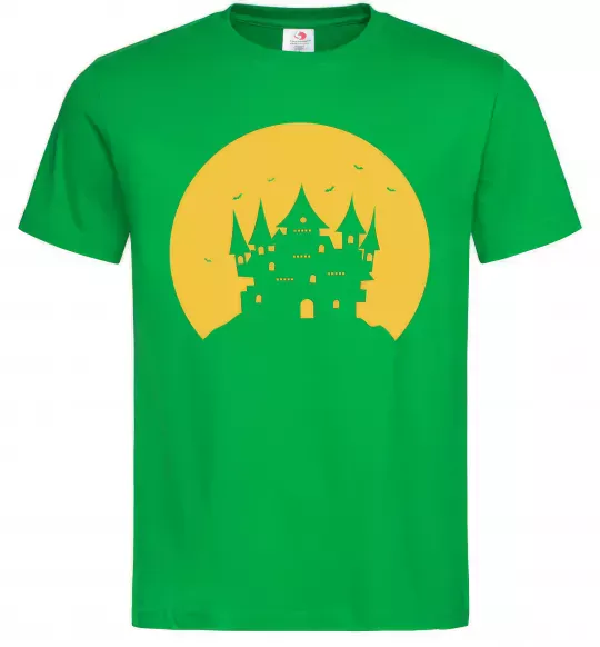 Мужская футболка Луна Зеленый фото