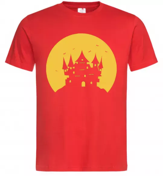 Мужская футболка Луна Красный фото