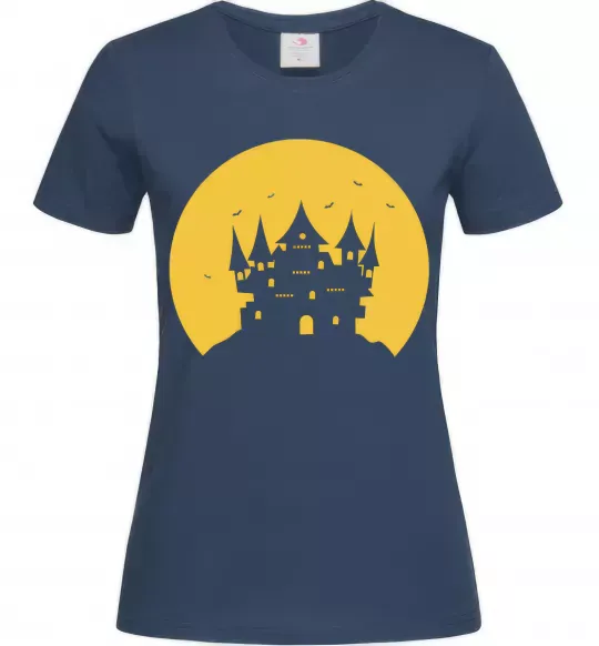 Жіноча футболка Луна Темно-синій фото