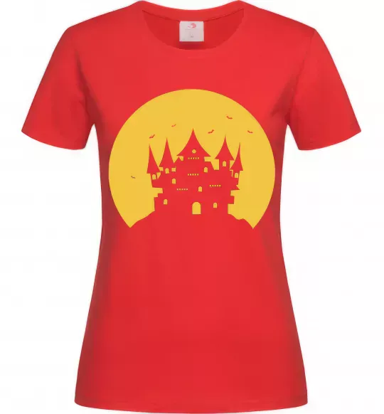 Жіноча футболка Луна Червоний фото