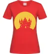 Жіноча футболка Луна Червоний Жіноча футболка Луна Червоний фото