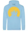 Жіноча толстовка (худі) Луна Блакитний фото