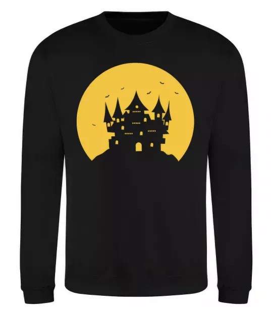 Свитшот Луна Черный фото