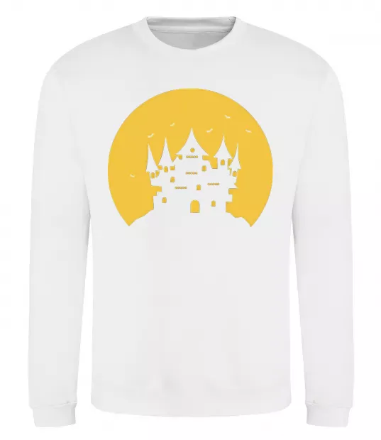 Свитшот Луна Белый фото