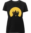 Жіноча преміум футболка Луна Чорний фото