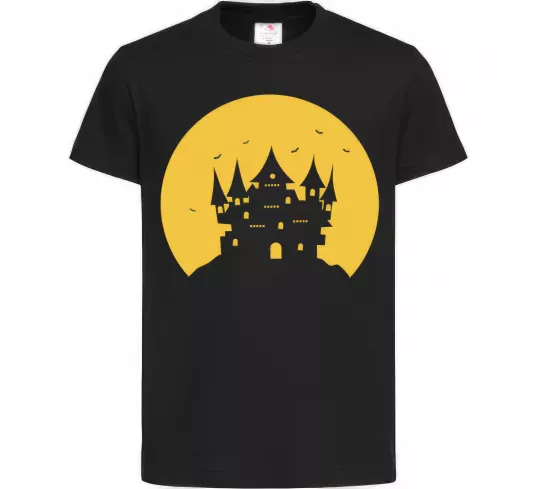 Детская футболка Луна Черный фото