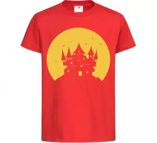 Детская футболка Луна Красный фото