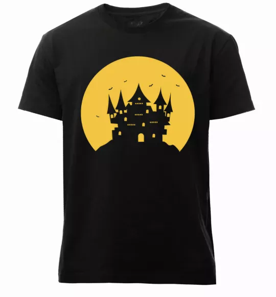 Мужская премиум футболка Луна Черный фото