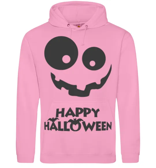 Женская толстовка (худи) happy halloween smile Розовый фото