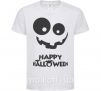 Детская футболка happy halloween smile Белый фото