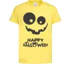Дитяча футболка happy halloween smile Лимонний фото
