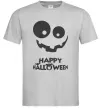 Мужская футболка happy halloween smile Серый Мужская футболка happy halloween smile Серый фото