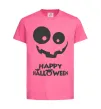 Дитяча футболка happy halloween smile Яскраво-рожевий фото