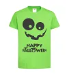 Дитяча футболка happy halloween smile Лаймовий фото