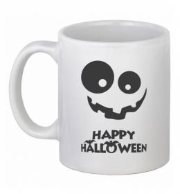 Чашка керамическая happy halloween smile