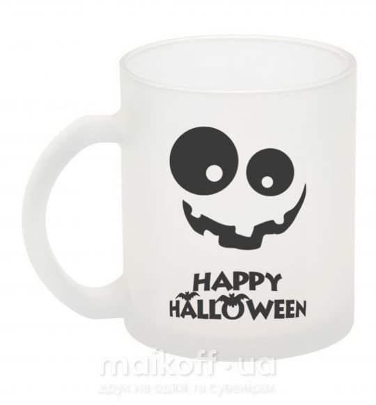Чашка скляна happy halloween smile Фроузен фото