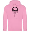 Мужская толстовка (худи) Череп в навушниках Розовый Мужская толстовка (худи) Череп в навушниках Розовый фото