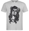 Чоловіча футболка Santa Muerte Сірий фото